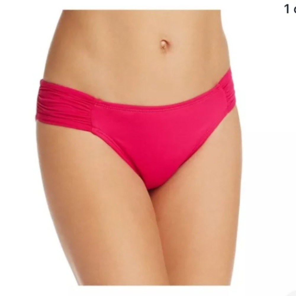 NWOT La Blanca Goddess Side Shirred Bikini Bottom